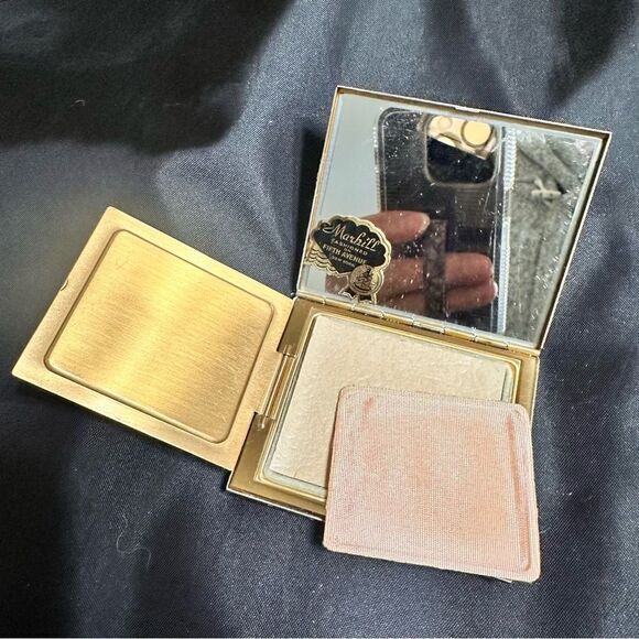 Vintage 1950s Marhill Diamanté Rhinestone Powder Compact - Picture 6 of 10